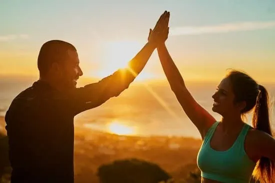 Proper ergonomic chair setup showing correct posture and adjustment points